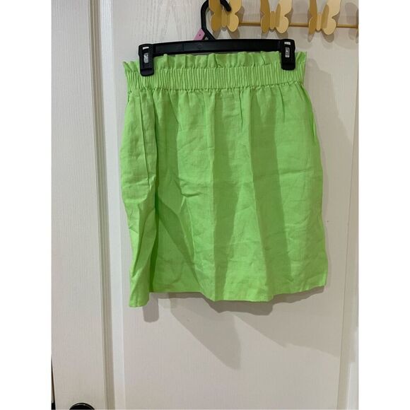NWT J. Crew Linen Skirt Size 2 - Picture 3 of 6